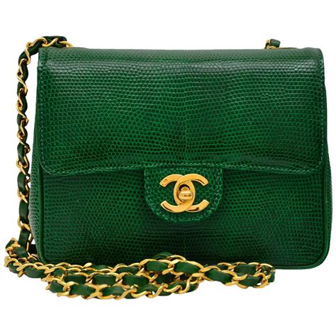 green chanel mini bag|Chanel bags green color.